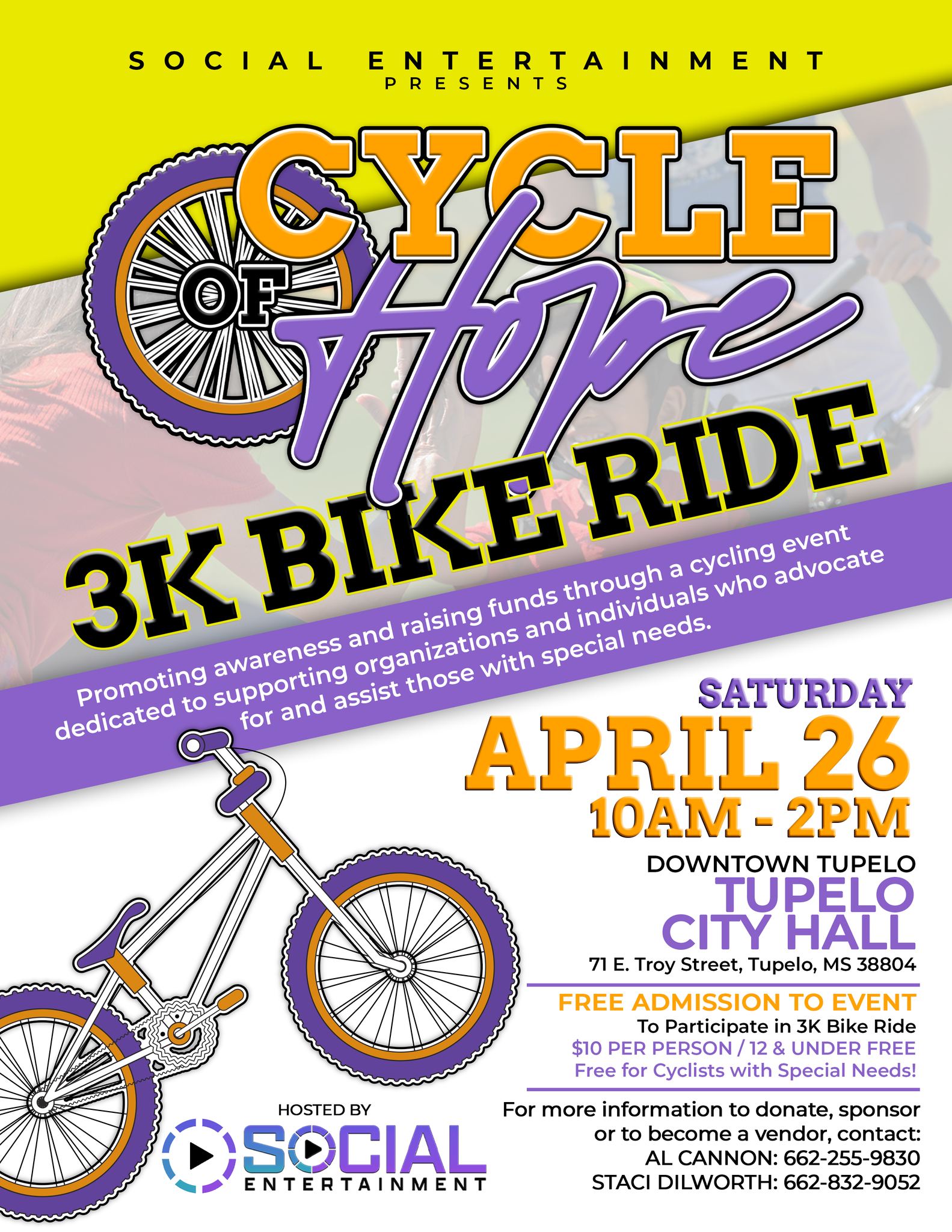 Cycle of Hope 3k Bike Ride – Tupelo 360